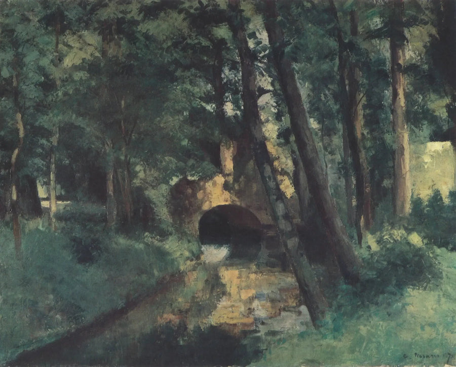 Küçük Köprü, Pontoise - Camille Pissarro