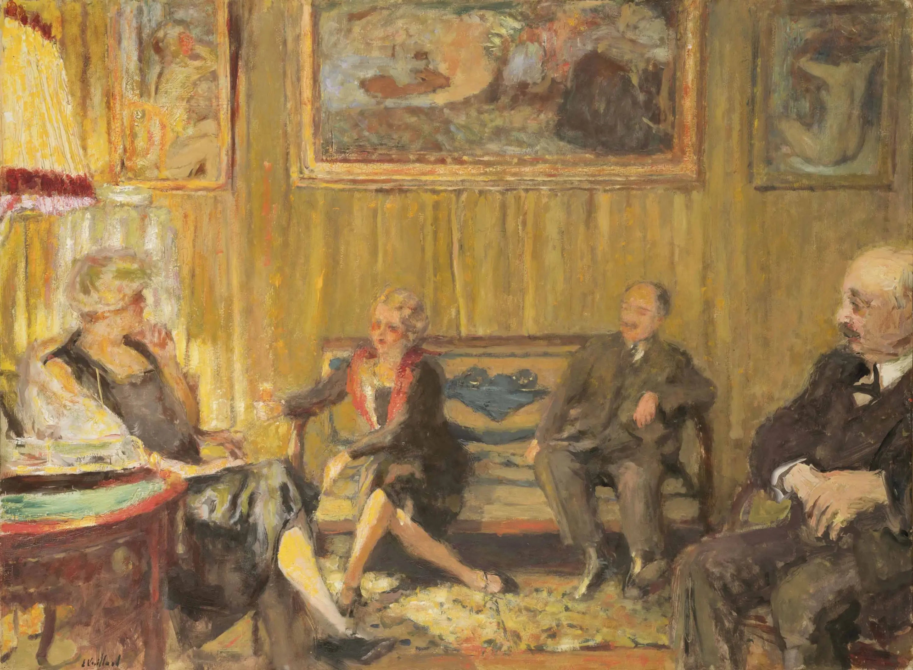 Le Petit Salon rue de Naples - Édouard Vuillard - Alpha Reproduction