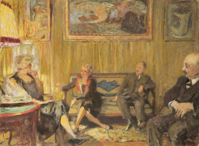 Le Petit Salon Rue de Naples - Édouard Vuillard
