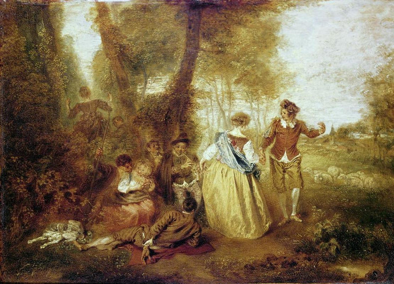 Pastoral Zevk - Antoine Watteau