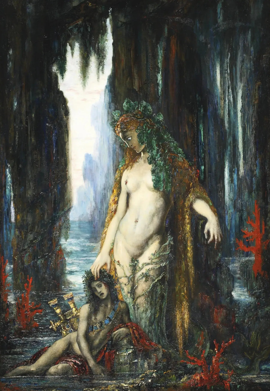 Şair ve Denizkızı - Gustave Moreau