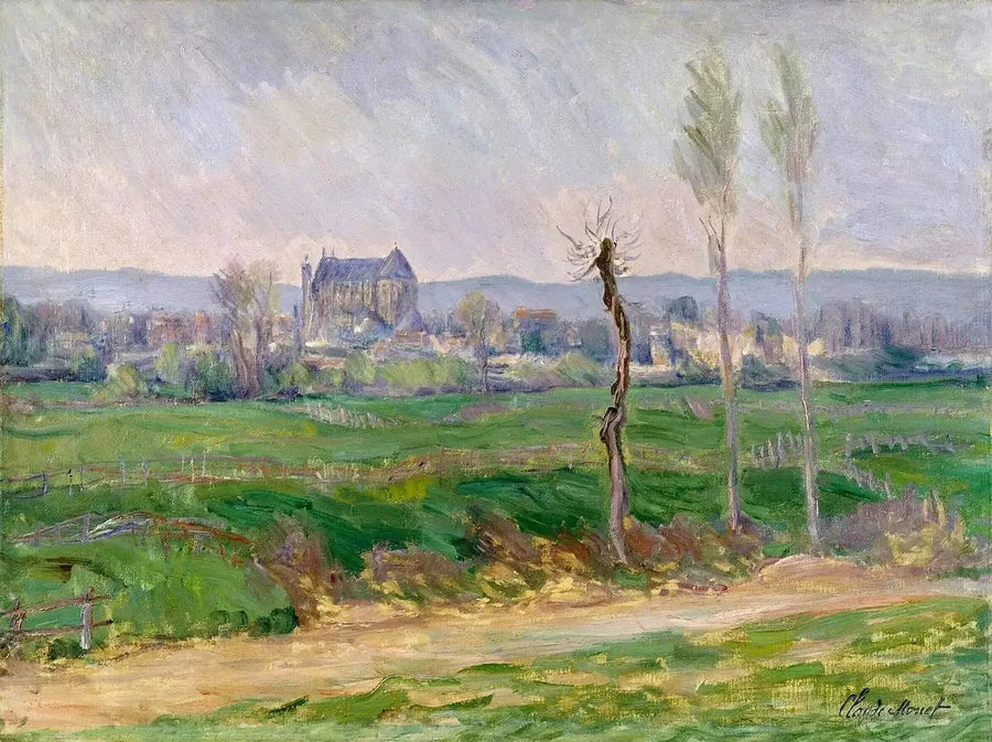 Vernon'un Manzarası - Claude Monet