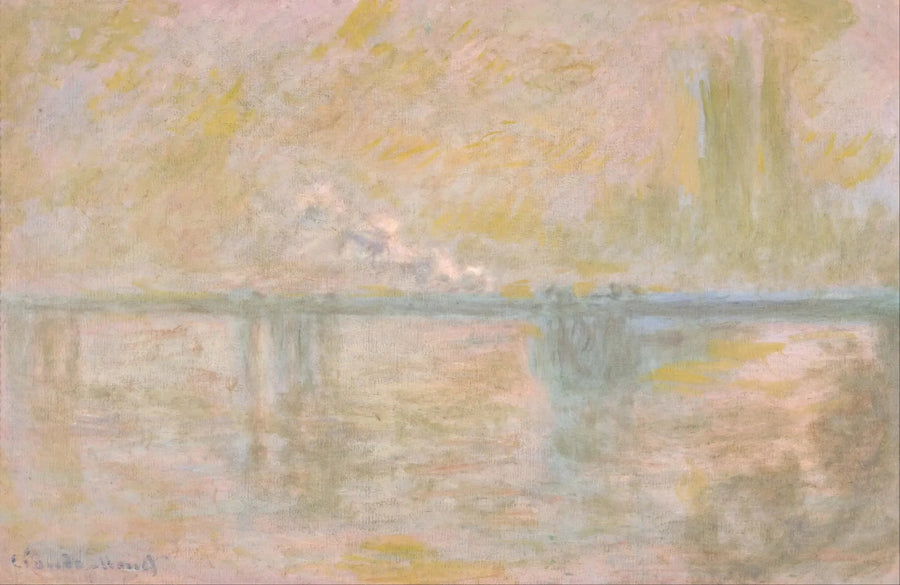Londra'daki Charing-Cross Köprüsü - Claude Monet