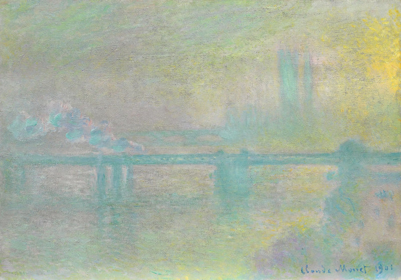 Charing Cross Köprüsü, Londra - Claude Monet