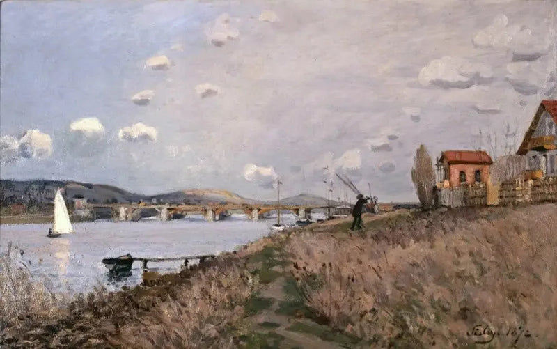 Argenteuil Köprüsü - Alfred Sisley