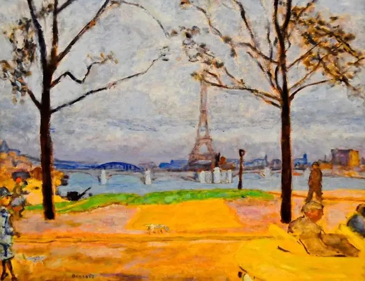 Grenelle Köprüsü ve Eyfel Kulesi - Pierre Bonnard
