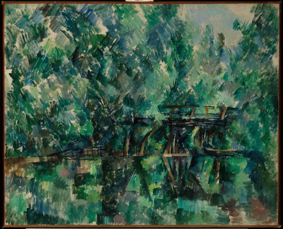 Machefer Adası Köprüsü, Saint-Maur-des-Fossés - Paul Cézanne