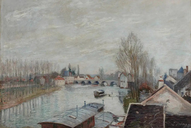 Moret Köprüsü - Alfred Sisley