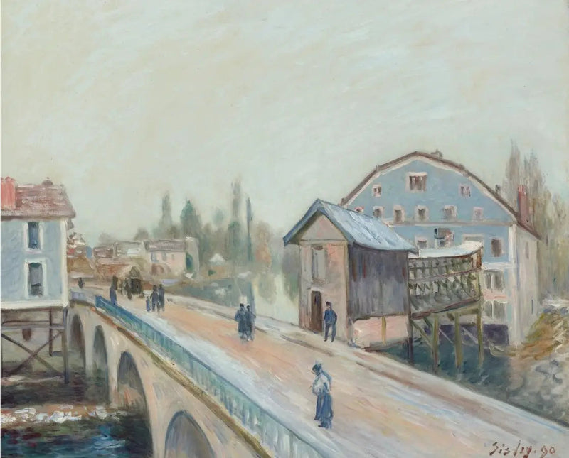 Moret Köprüsü - Alfred Sisley