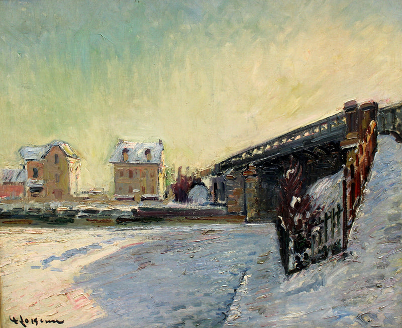 Saint-Ouen Köprüsü - Gustave Loiseau