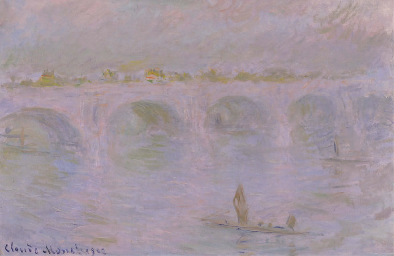 Londra'da Waterloo Köprüsü - Claude Monet