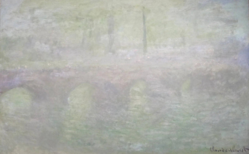Londra'da Waterloo Köprüsü, Alacakaranlıkta - Claude Monet