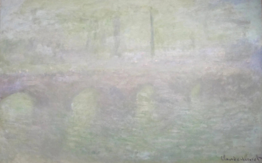 Londra'da Waterloo Köprüsü, Alacakaranlıkta - Claude Monet