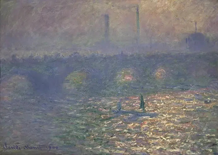 Waterloo Köprüsü - Claude Monet