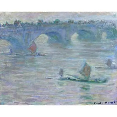 Waterloo Köprüsü - Claude Monet