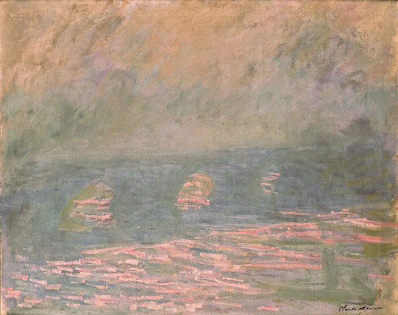 Waterloo Köprüsü - Claude Monet