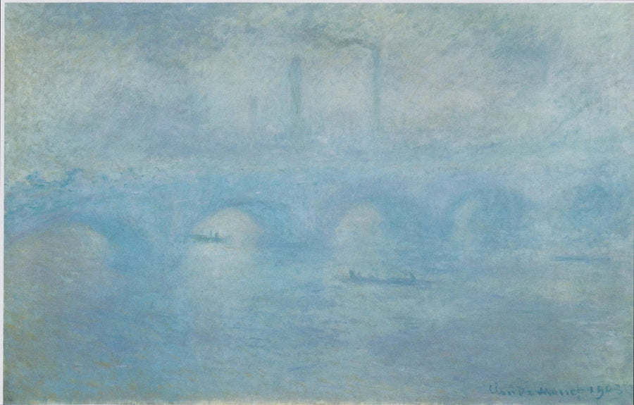 Waterloo Köprüsü. Sis etkisi - Claude Monet