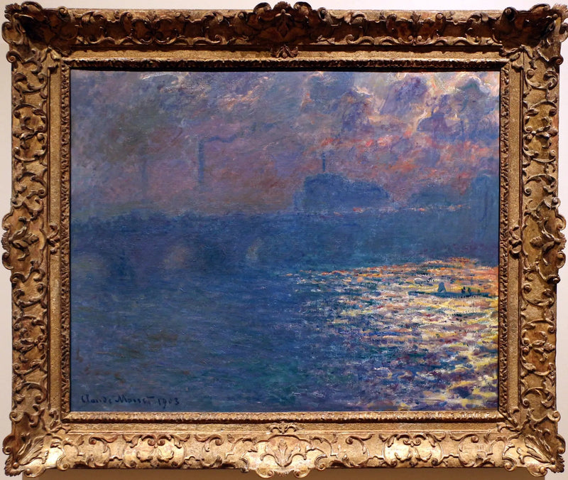 Waterloo Köprüsü, Güneş Işığının Etkisi - Claude Monet