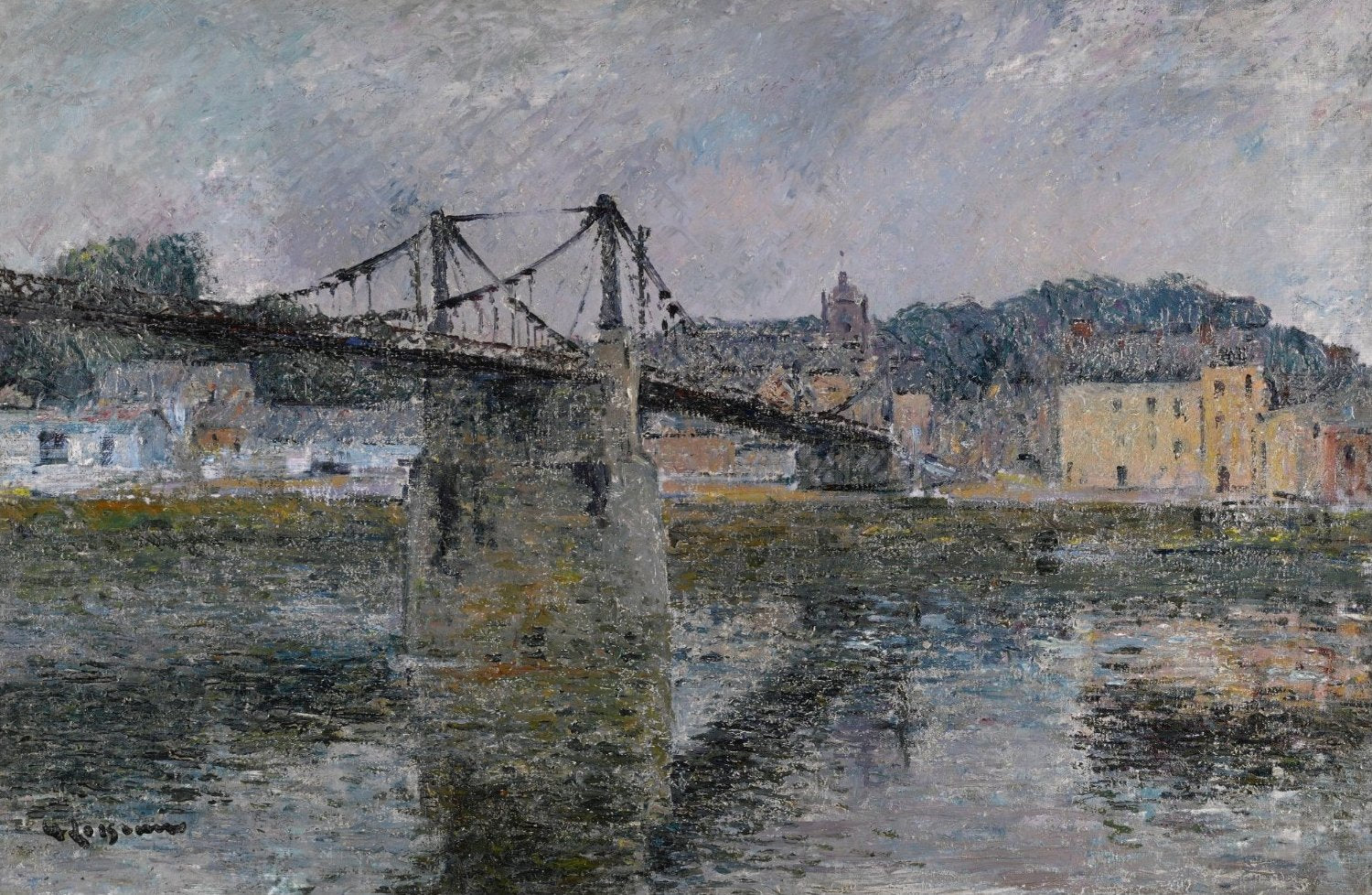 Le Pont d'Elbeuf - Gustave Loiseau