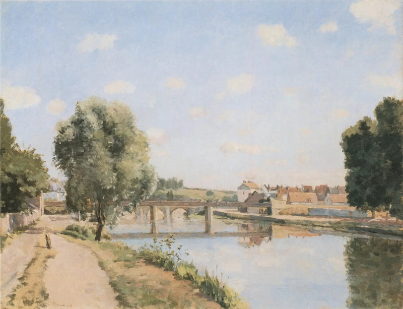 Demiryolu Köprüsü, Pontoise - Camille Pissarro