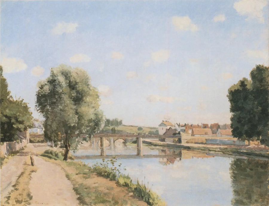 Demiryolu Köprüsü, Pontoise - Camille Pissarro
