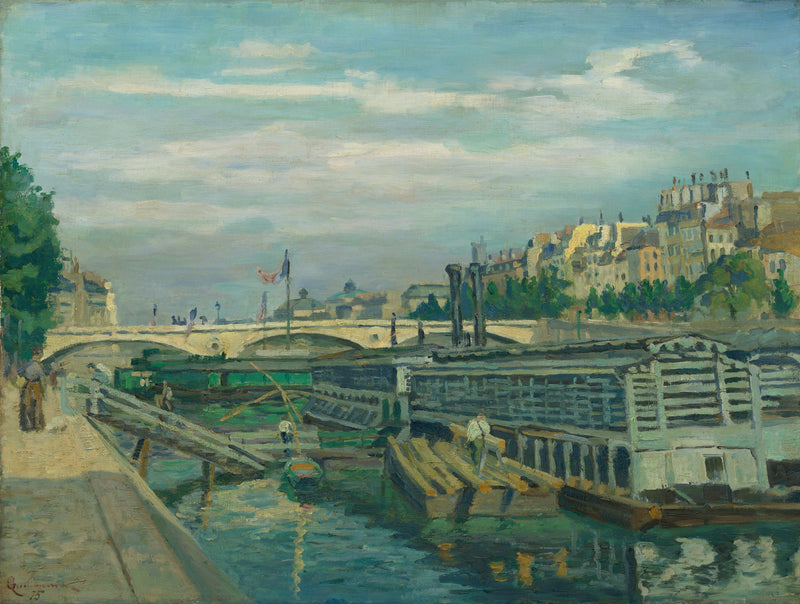 Paris'teki Louis-Philippe Köprüsü - Armand Guillaumin