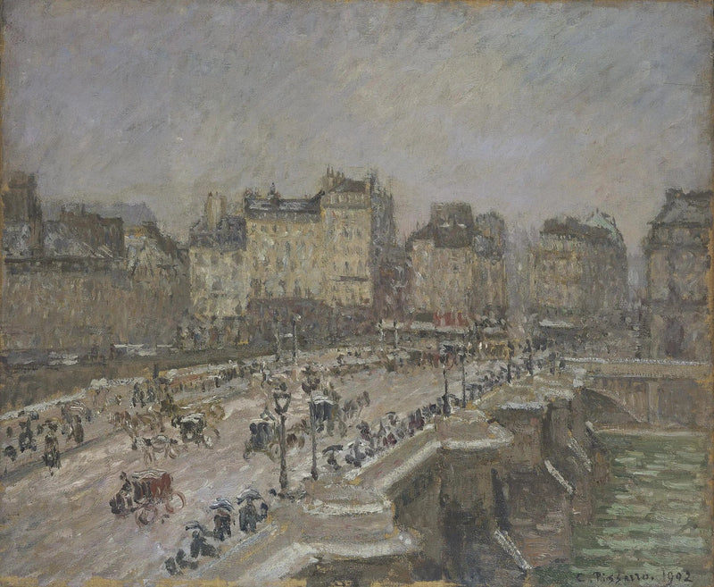 Pont-Neuf, Kar Etkisi (İkinci Seri) - Camille Pissarro