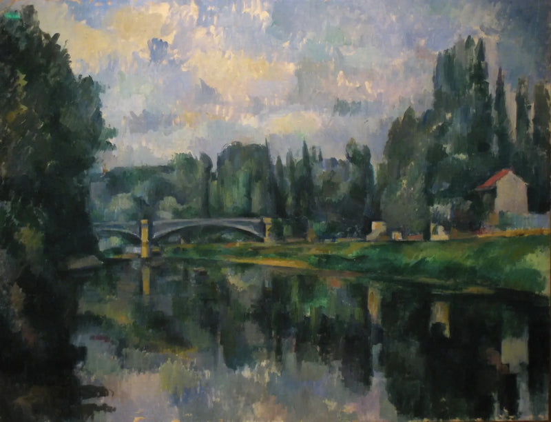 Créteil'deki Marne Köprüsü - Paul Cézanne