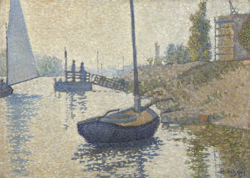 Asnières'deki Felicity İskelesi - Paul Signac