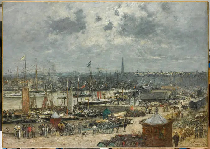 Bordeaux Limanı - Eugène Boudin