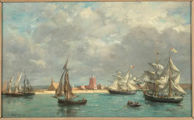 Camaret Limanı - Eugène Boudin