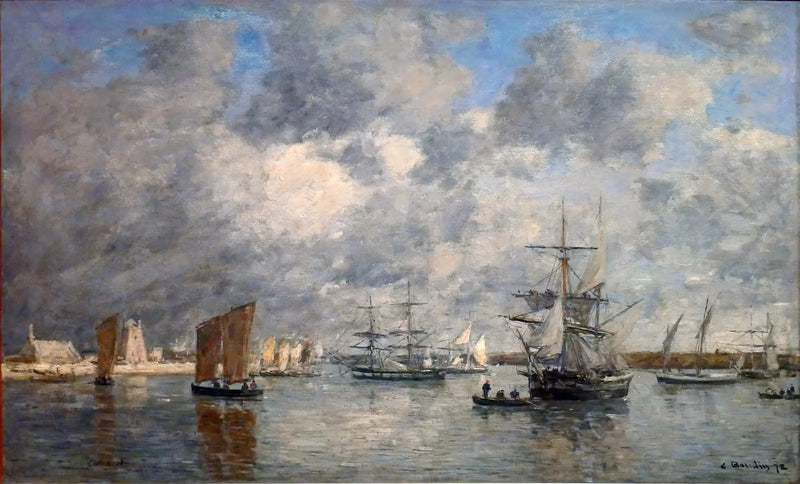 Camaret Limanı - Eugène Boudin