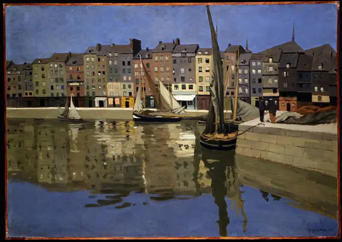 Honfleur Limanı gece - Félix Vallotton