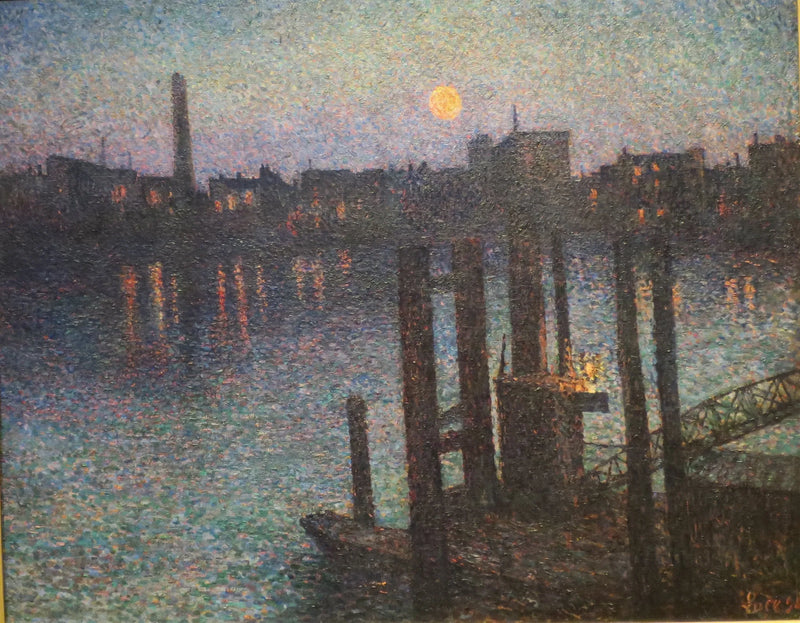 Londra Limanı, gece - Maximilien Luce