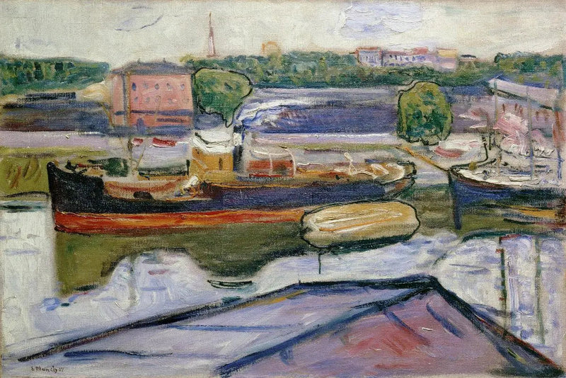 Lübeck Limanı - Edvard Munch