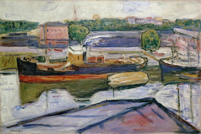 Lübeck Limanı - Edvard Munch