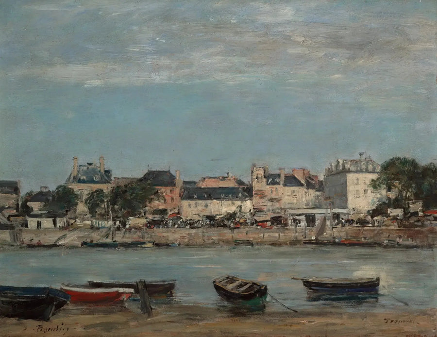 Trouville Limanı - Eugène Boudin