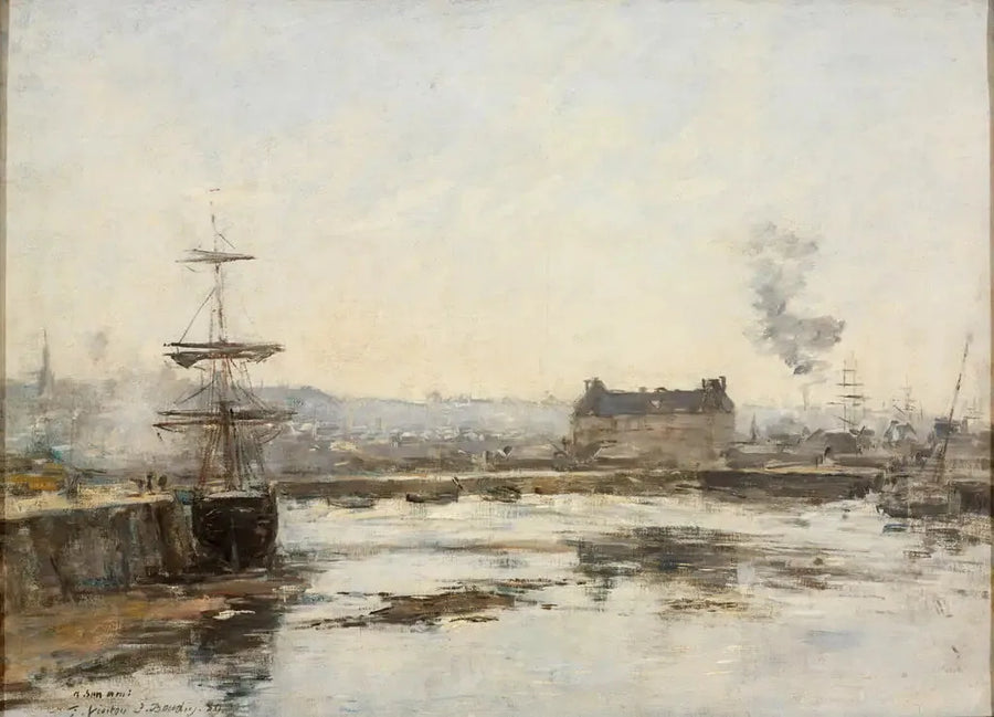 Trouville Limanı - Eugène Boudin
