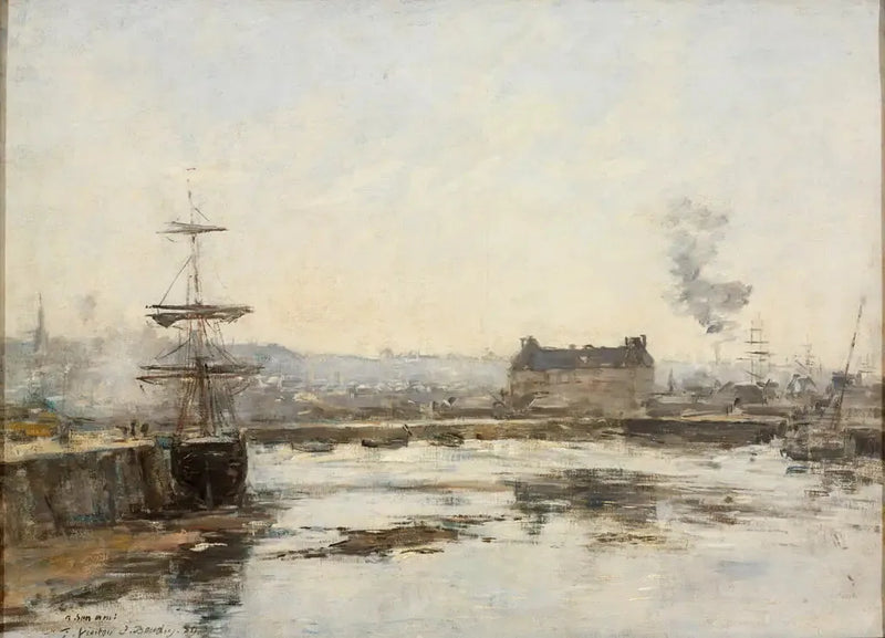 Trouville Limanı - Eugène Boudin