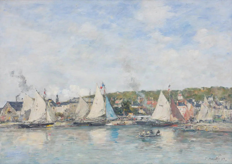Trouville Limanı - Eugène Boudin