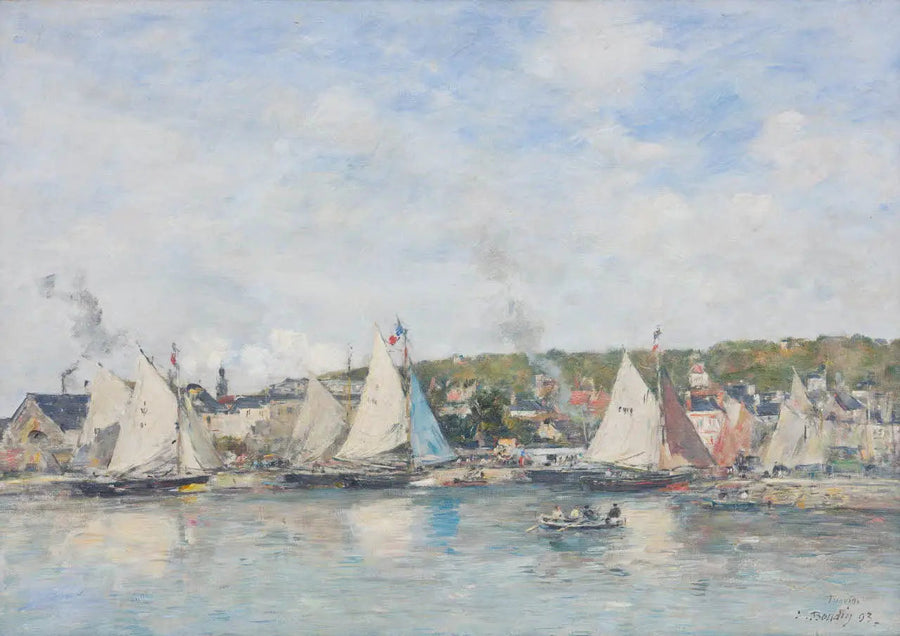 Trouville Limanı - Eugène Boudin