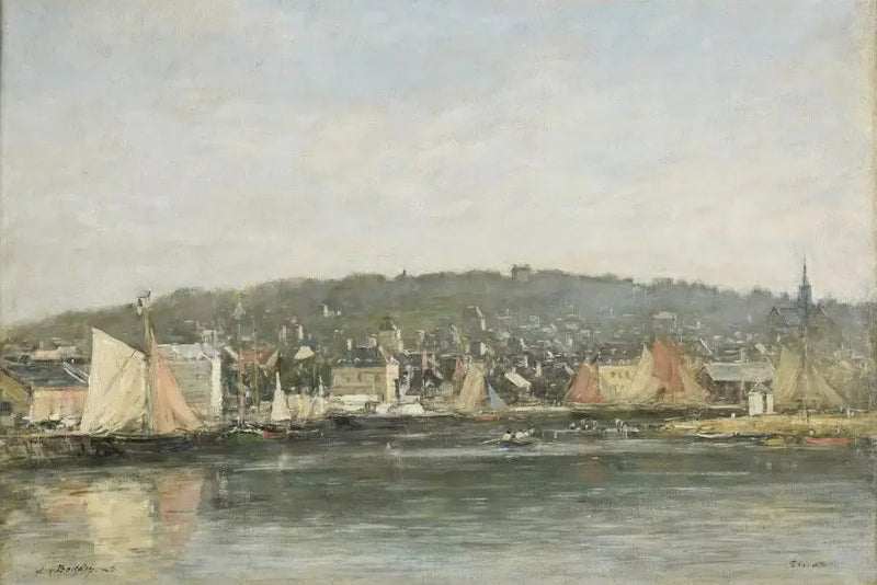 Trouville Limanı Sabah - Eugène Boudin