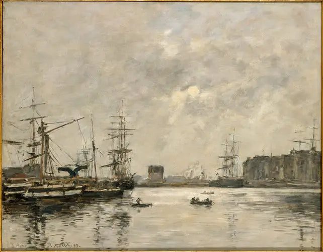 Le Havre Limanı, Barre Havuzu - Eugène Boudin