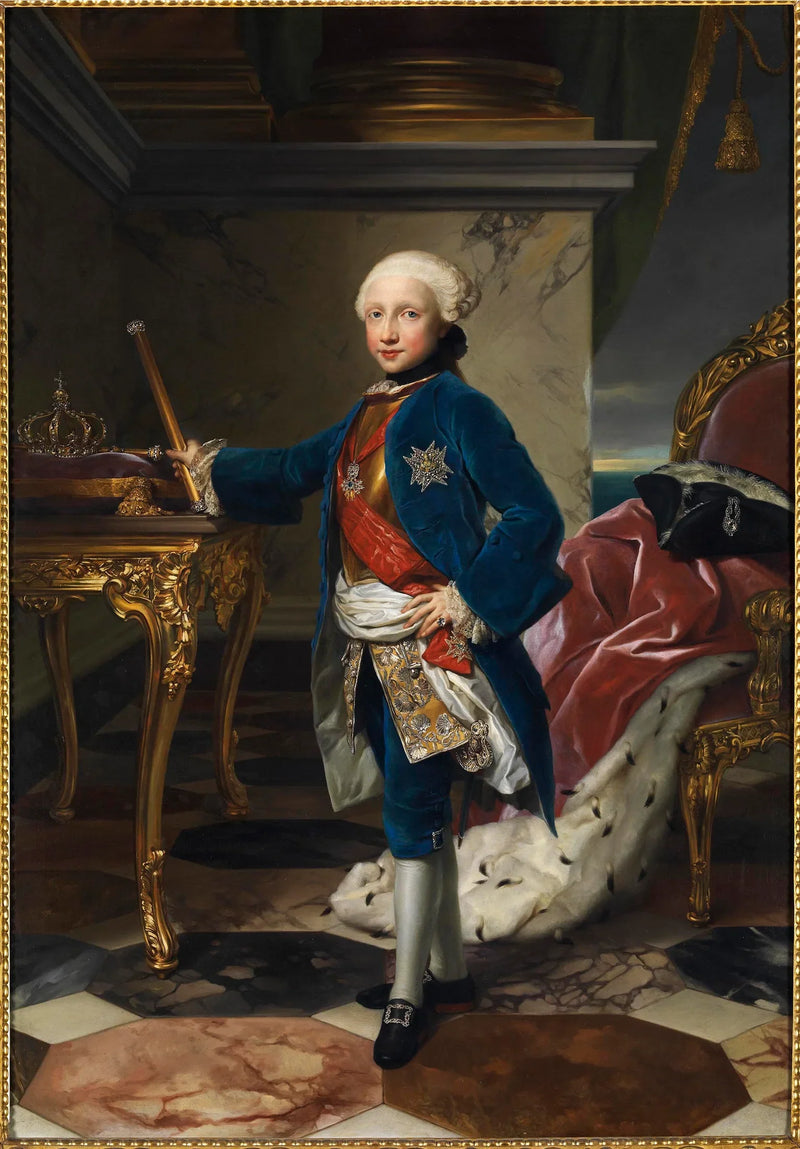Ferdinand IV Portresi - Anton Raphael Mengs