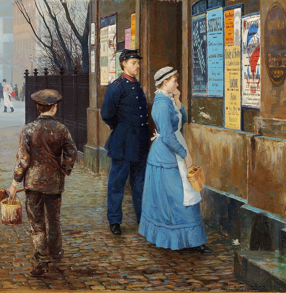 Le premier novembre. - H. A. Brendekilde - Alpha Reproduction