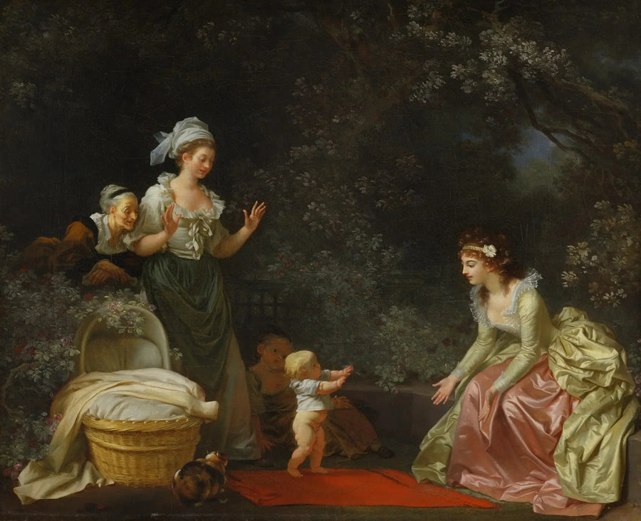 Çocukluğun İlk Adımı - Jean-Honoré Fragonard