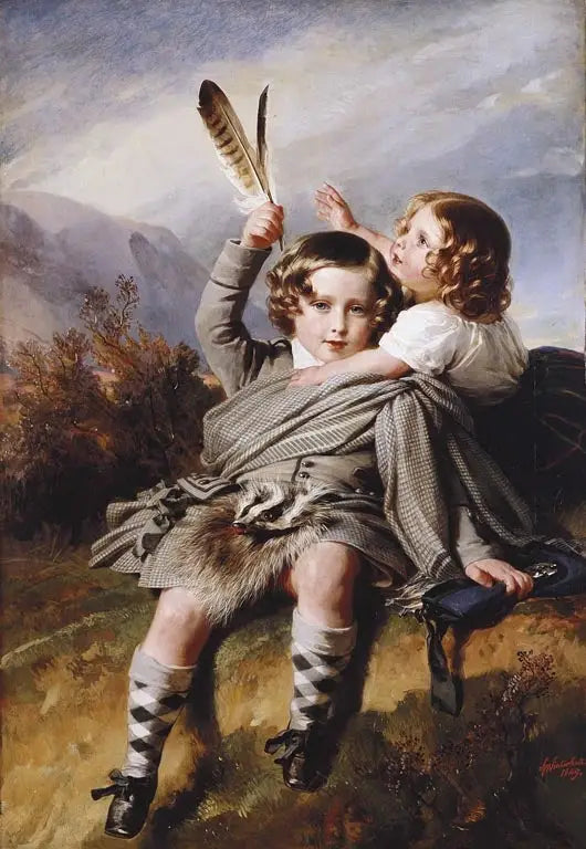 Prens Alfred ve Prenses Helena - Franz Xaver Winterhalter