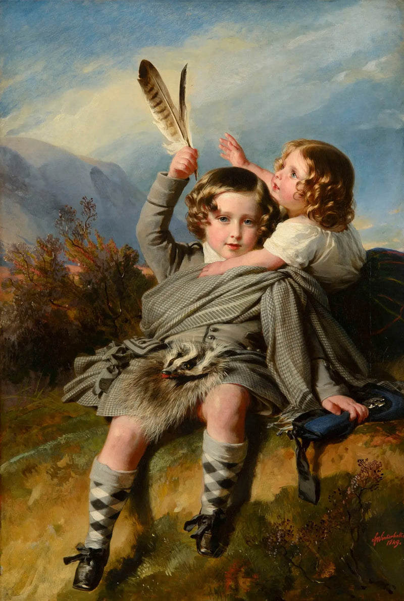 Prens Alfred ve Prenses Helena - Franz Xaver Winterhalter