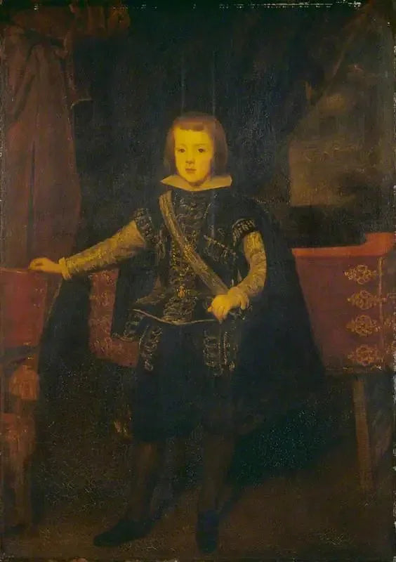 Siyah ve Gümüş Prens Baltasar Carlos - Diego Velázquez