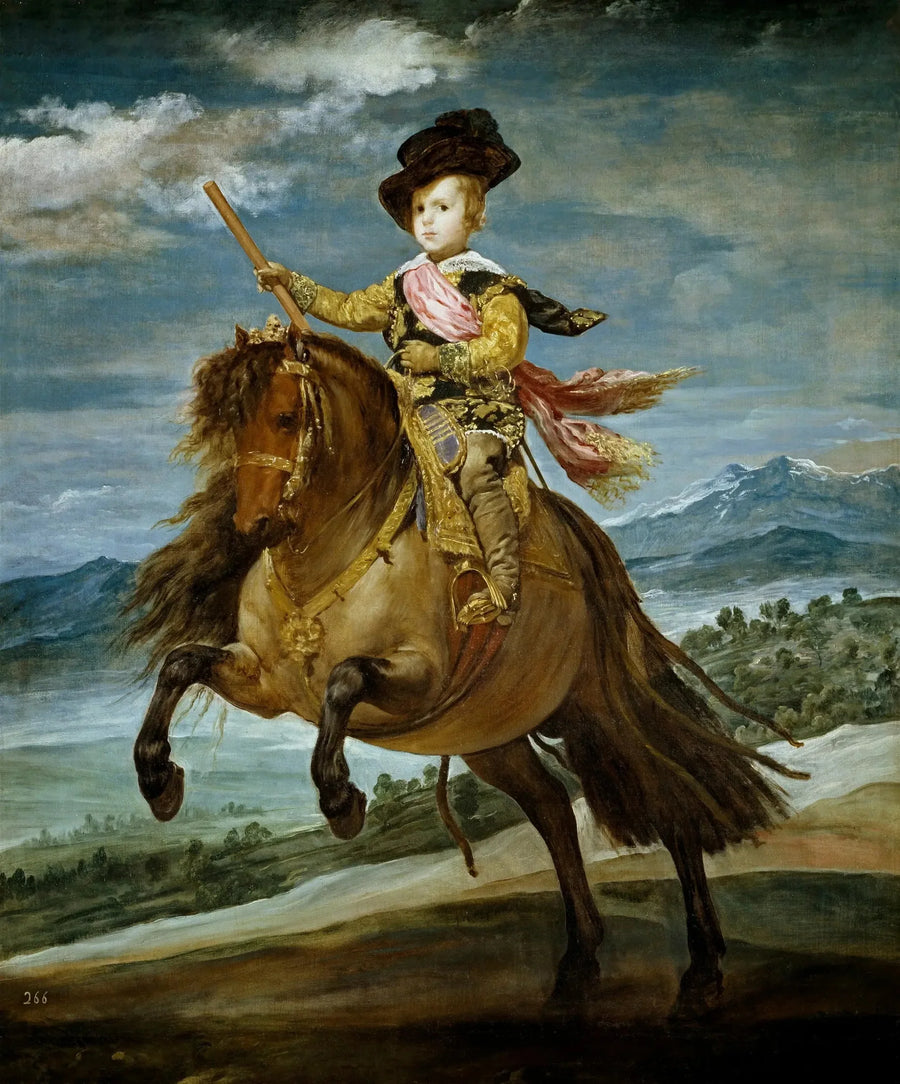 Prens Balthazar Carlos At üzerinde - Diego Velázquez